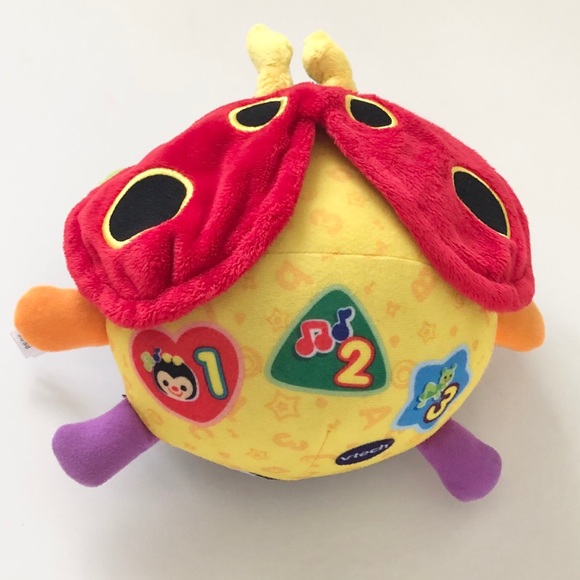 VTech Lady Bug Count & Hug Baby Plush Stuffed Toy - Picture 10 of 11
